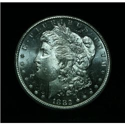 1882-cc Morgan Dollar Grades Choice Uncirculated ms64 DMPL