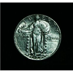 1929-p Standing Liberty 25c Grades Almost Uncirculated au58