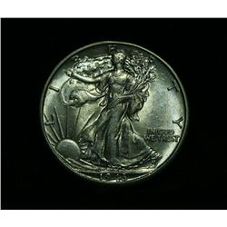 1943-d Walking Liberty Half Dollar 50c Grades select Uncirculated ms63