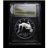 Image 1 : 1996-p Olympic High Jump Proof Commemorative Silver Dollar Graded PR70 DCAM