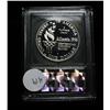 Image 2 : 1996-p Olympic High Jump Proof Commemorative Silver Dollar Graded PR70 DCAM