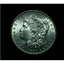 1890-s Morgan Dollar Grades Choice Uncirculated ms64++ PQ