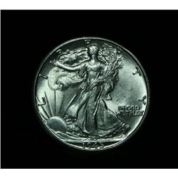 1945-d Walking Liberty Half Dollar Grades Gem Uncirculated ms65