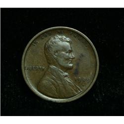 ***RARE  1909-s V.D.B.  Lincoln Cent 1c grades XF45    RARE***