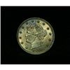 Image 1 : 1900 Liberty 'V' Nickel Grades Choice Uncirculated ms64  Rainbow Toned