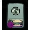Image 2 : NGC 1952-s Washington Quarter Graded Gem Uncirculated ms66  NGC