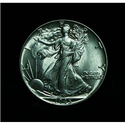 1945-p Walking Liberty Half Dollar 50c Grades ms63