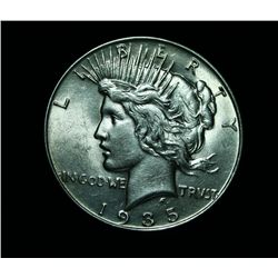 1935-p  Peace Dollar Grades Choice Uncirculated ms64