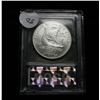 Image 2 : 2000-p Leif Ericson Uncirculated Commemorative Dollar Graded ms70