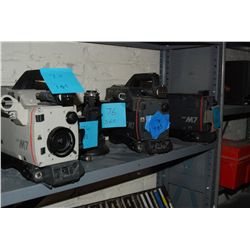 Sony DXC M7 Cameras Lot of 3 and 2 Cannon 15x Lenses