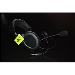 Acoustic Solutions Clear Com Style Single Ear Headphone w/ Mic