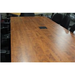 CHERRYWOOD 10FT BOARDROOM TABLE