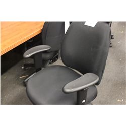 BLACK MULTILEVER EXECUTIVE TASK CHAIR