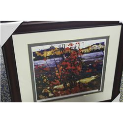 LIMITED EDITION PRINT "LAKE & RED TREES" 30/1750