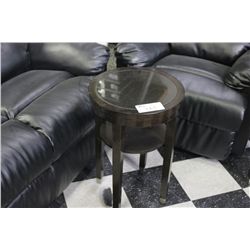 DARKWOOD WITH GRANITE INLAY COFFEE TABLE
