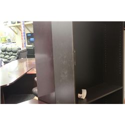 WALNUT 6FT TALL BOOKSHELF