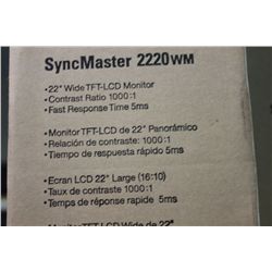 SAMSUNG SYNCMASTER 2220WM 22" LCD MONITOR