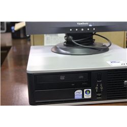 HP COMPAQ PENTIUM DUAL CORE COMPUTER WITH DVD