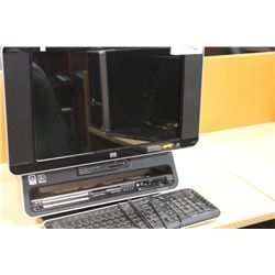 HP TOUCHSMART PC WITH TOUCH SCREEN MONITOR 2GB RAM