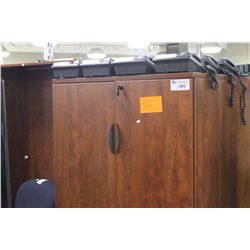 CHERRY 2 DOOR STORAGE CABINET