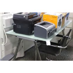 5FT GLASS COMPUTER TABLE