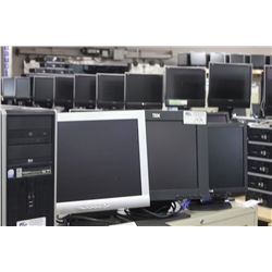 LARGE LOT OF LCD MONITORS