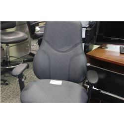 GREY ERGONOMIC DRAFTING STOOL