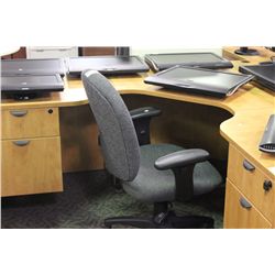 LIGHT CHERRY CORNER DESK