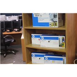 LIGHT CHERRY 6FT BOOKSHELF