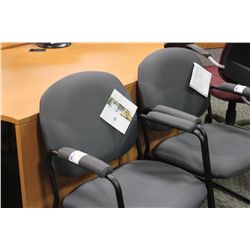 GLOBAL GREY CLIENT CHAIR