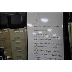 LARGE MOBILE FREE STANDING WHITE BOARD