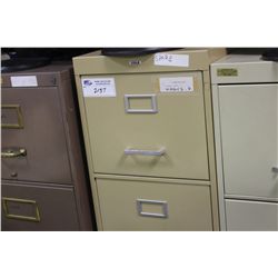 BEIGE 4 DRAWER VERTICAL FILE CABINET