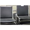 Image 1 : LARGE LOT OF BLACK STACKING CHAIRS