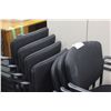 Image 1 : LARGE LOT OF UPHOSLTERED STACKING CHAIRS
