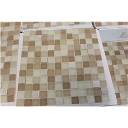 12 X 12 CRYSTAL MIX MOSAIC STONE WALL TILE