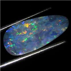 2.85ct Australian Black Opal Doublet Full Fire (GEM-36567)