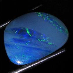 4.72ct Australian Black Opal Doublet Full Fire (GEM-36150)