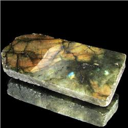 207.3ct Flashy Peacock Color Labradorite Slab (GEM-33654)