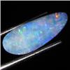 2.45ct Australian Black Opal Doublet Full Fire (GEM-36246)