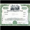 1960s Amer. Dual Vest Stock Certificate Scarce (CUR-06394)