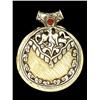 255ct Vintage Tibet Silver Shell Pendant (ANT-1573)