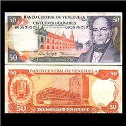 1998 Venezuela 50 Bolivares Crisp Circulated Note (CUR-05895)