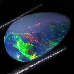1.26ct Australian Black Opal Doublet Full Fire (GEM-35924)