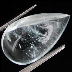 6.86ct Sky Blue Aquamarine Cabochon Pear (GEM-38953)