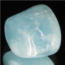26.6ct Strong Blue Freeform Aquamarine Cabochon (GEM-33700)