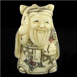 Handcarved Bone Chinese Netsuke (CLB-887)