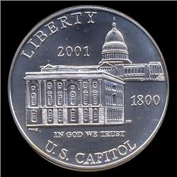 2001 Capitol $1 Commem Gem MS70 (COI-7773)