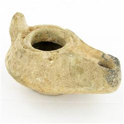 Rare Ancient Byzantine Oil Lamp 1600 Y/O  (ANT-754)