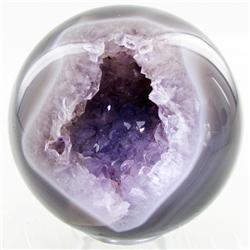 3125ct Crystal Agate Amethyst Sphere (MIN-000094)