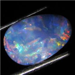 3.5ct Australian Black Opal Doublet Full Fire (GEM-36214)